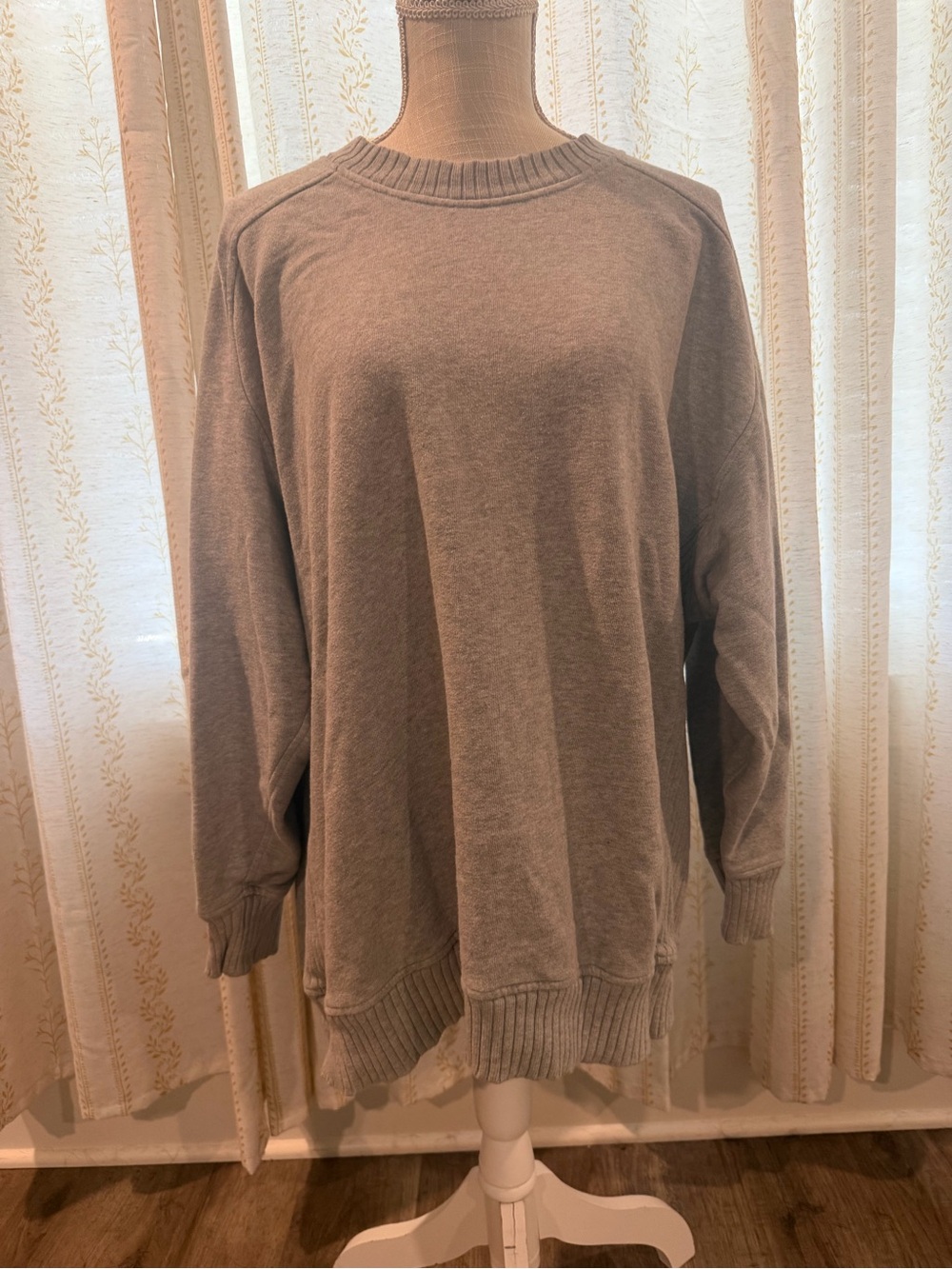 Heather Gray Crewneck Sweater